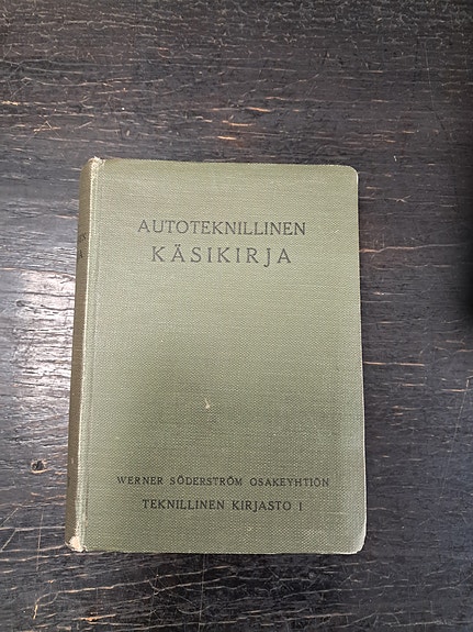 Autoteknillinen käsikirja kirja