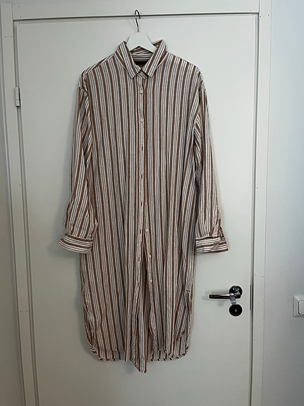 Mywear pitkä pellava paitapusero M
