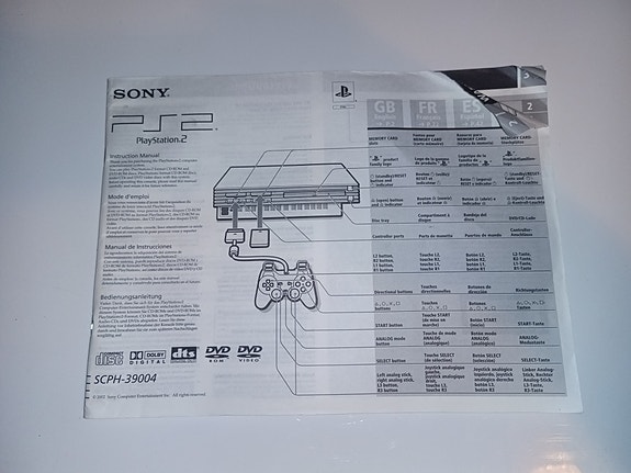 Sony PlayStation 2 käyttöohjekirja suomeksi
