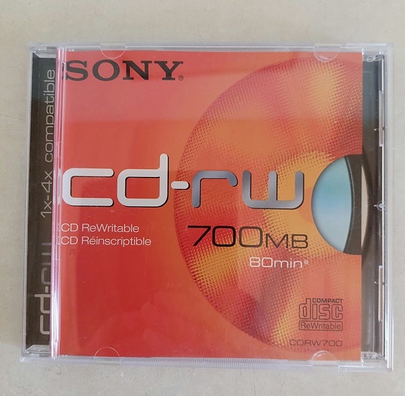 Sony CD-RW 700MB 80min levy