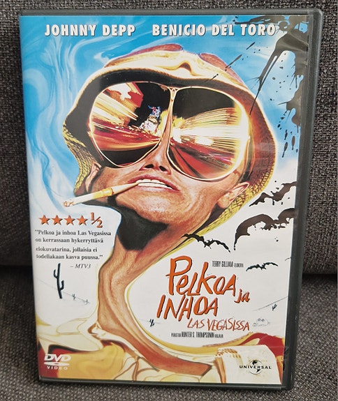 Pelkoa ja inhoa Las Vegasissa DVD-elokuva