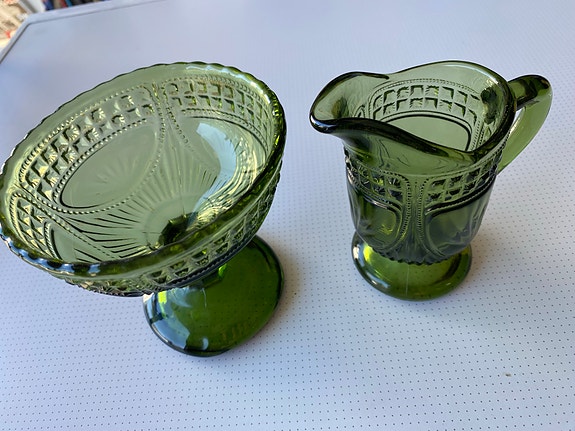 Riihimäen Lasin sokerikko ja kermakko