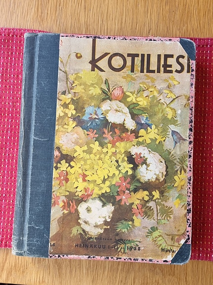 Kotiliesi 1938 nidottu puoli vuosikertaa