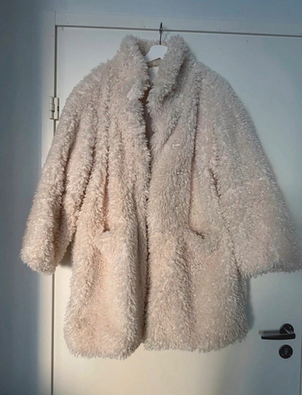 H&M pitkä teddy takki
