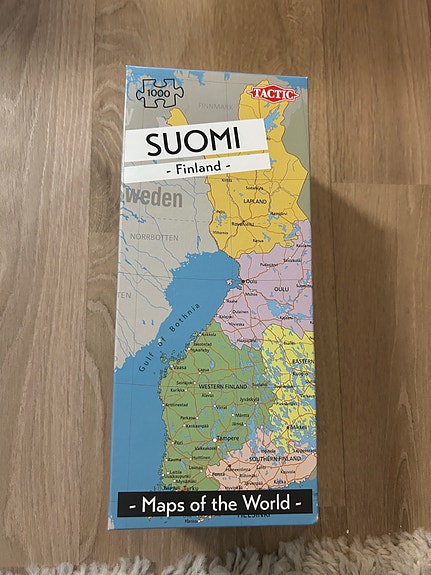 Tactic Suomi Finland palapeli kartta