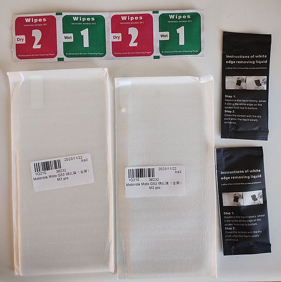 Näytön Suojakalvo Motorola Moto G53 -puhelimeen, 2kpl