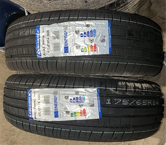 Myydän renkaat 175/65/r14 new triangle tire.