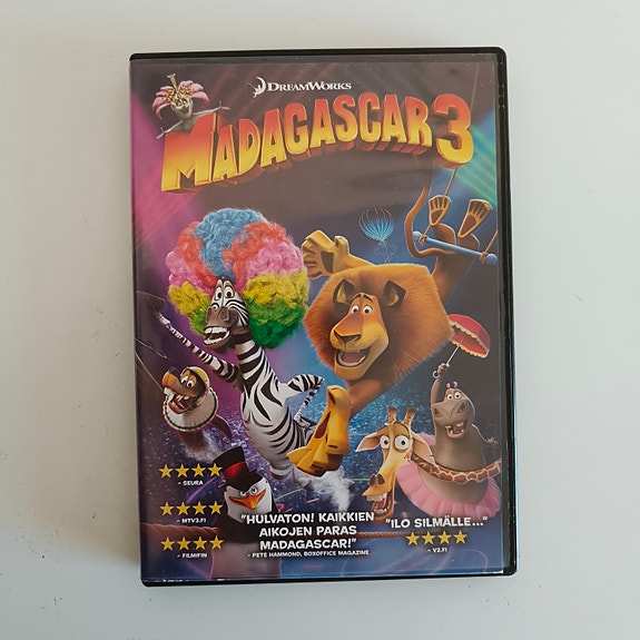 Madagaskar 3 dvd