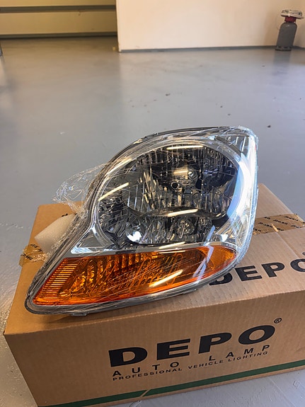 Chevrolet Spark 2006-2009 vasen ajovalo