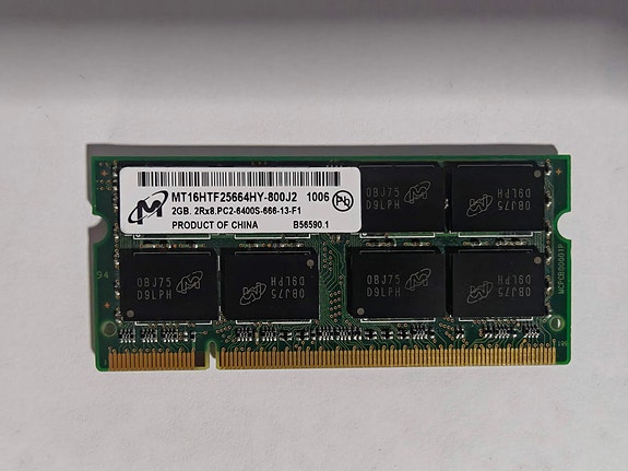Micron 2GB PC2-6400 DDR2-800MHz non-ECC CL6 200-Pin SoDimm