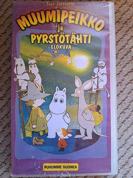 Muumipeikko ja pyrstötähti vhs