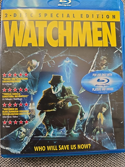 Watchmen Blu-ray elokuva 2 levyn special edition