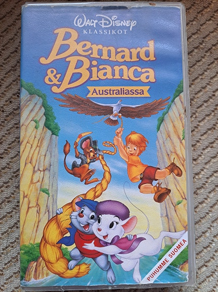 Bernard ja bianca australiassa vhs