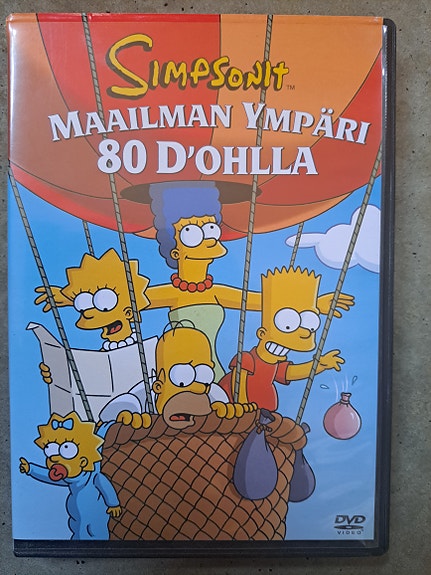 Simpsonit maailman ympäri 80 d'ohlla dvd