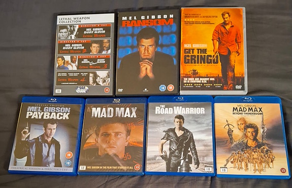 Mel Gibson elokuvia