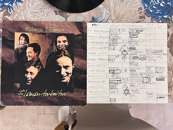 Kolmas Nainen – Elämän tarkoitus LP-vinyyli