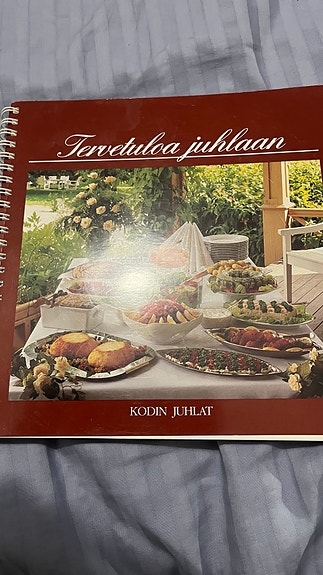 Tervetuloa juhlaan, Kodin juhlat, neuvoja ja reseptejä, menut