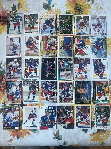 Teemu Selänne kortti LOTTI (30kpl) – NHL– Retro + Rookie aikakausi!