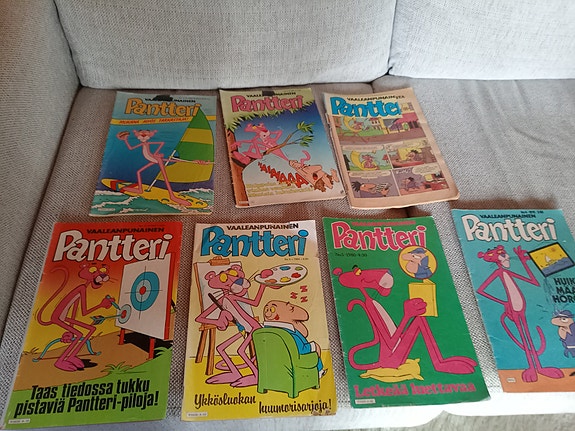 Vaaleanpunainen Pantteri sarjakuvat