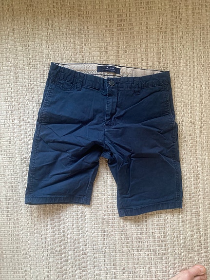 Zara Man shortsit 38 sininen puuvilla