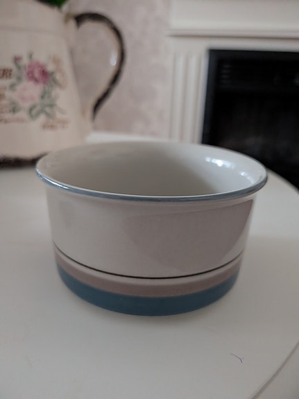 Arabia Uhtua sokerikko sininen/beige
