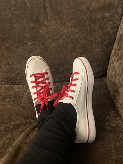Keds valkoiset / punaiset tennarit 37,5