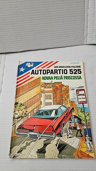 Autopartio 525 – Kovaa peliä Friscossa sarjakuva-albumi