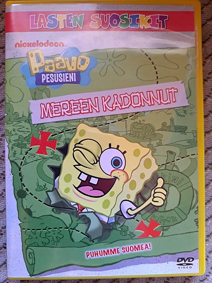 Paavo pesusieni mereen kadonnut dvd