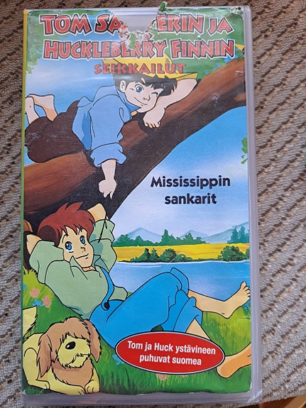 Tom sawyerin ja huckleberry finnin seikkailut mississippin sankarit vhs