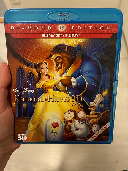 Disney Kaunotar ja Hirviö 3D Blu-ray