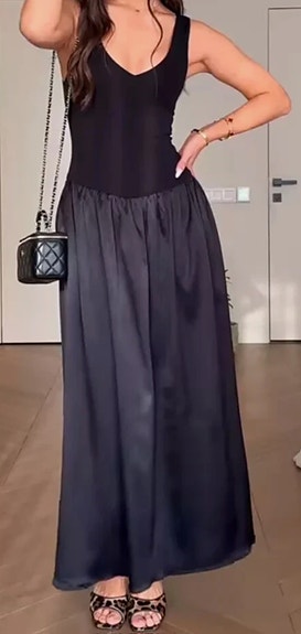 Zara iltapuku XS musta viskoosi