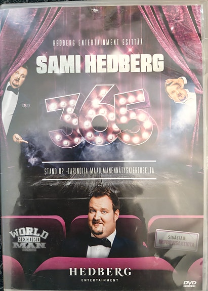 Sami Hedberg 365 - Stand Up -tarinoita maailmanennätyskiertueelta DVD