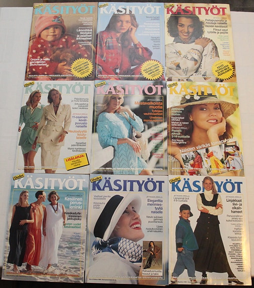 Uudet Käsityöt lehdet 9kpl
