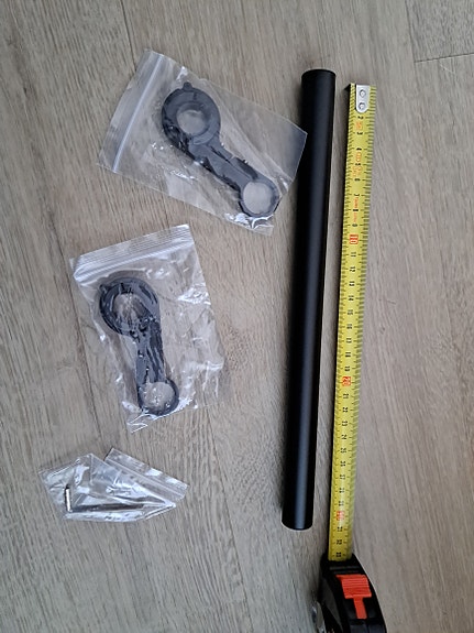 Polkupyörän lisätanko 30 cm.