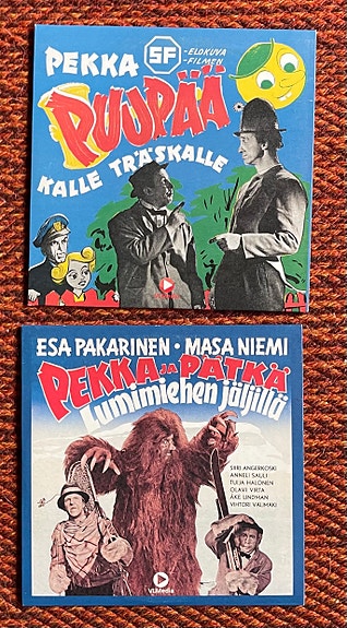 2 kpl Pekka ja Pätkä -elokuva DVD
