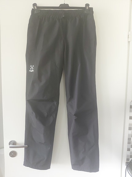 Haglöfs Gore-Tex sadehousut S musta naisten