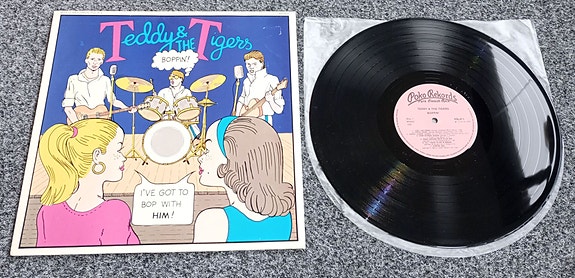 Teddy & The Tigers Boppin`LP-vinyylilevy