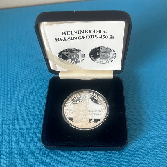 100 markkaa 2000 Helsinki 450 vuotta
