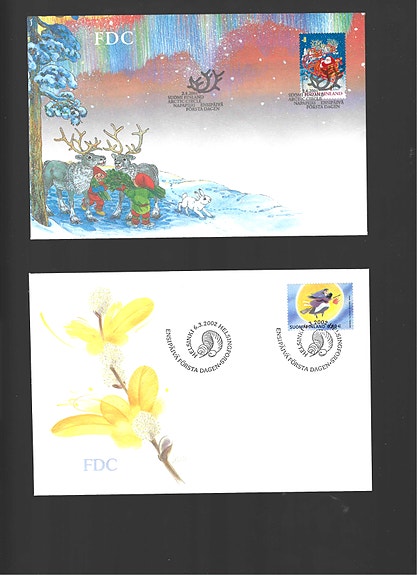 Suomi 2001-2014 erä FDC Ensipäiväkuoria