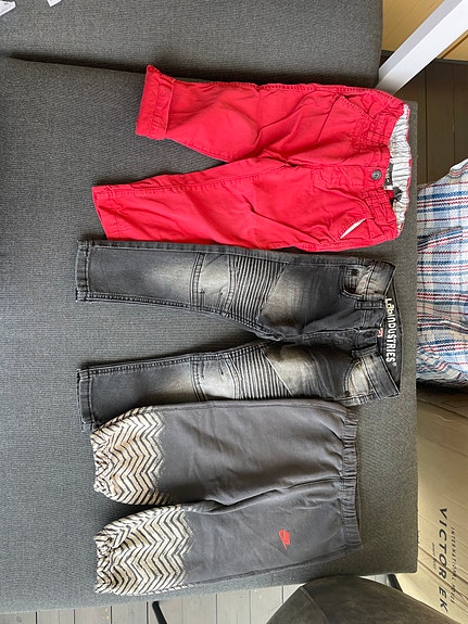 Nike, H&M housut, farkut, verkkarit koko 80/85, 86, 92