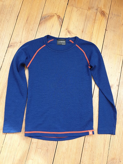 Everest merinovilla aluspaita koko 110 sininen unisex