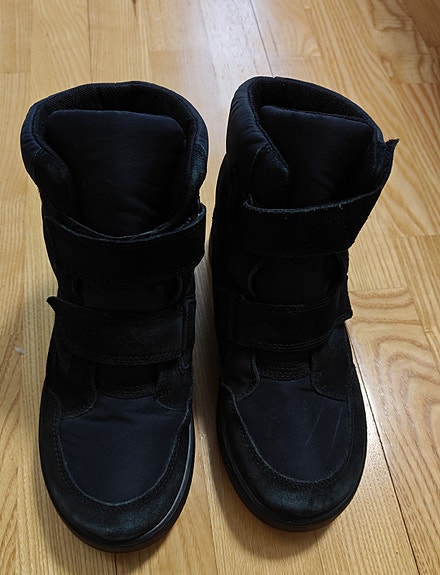 ECCO GoreTex lasten talvikengät koko 38 musta unisex