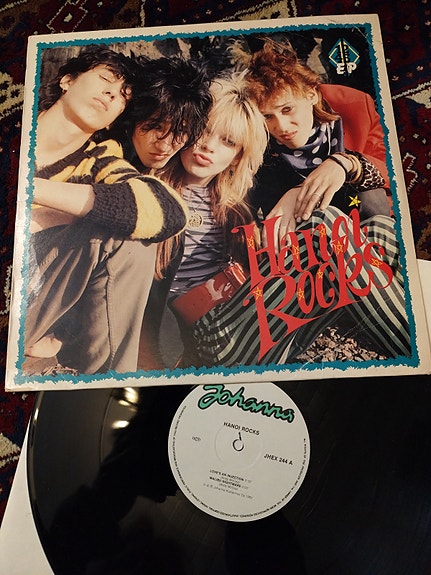Hanoi Rocks – 12" EP LP 1. Painos 500kpl