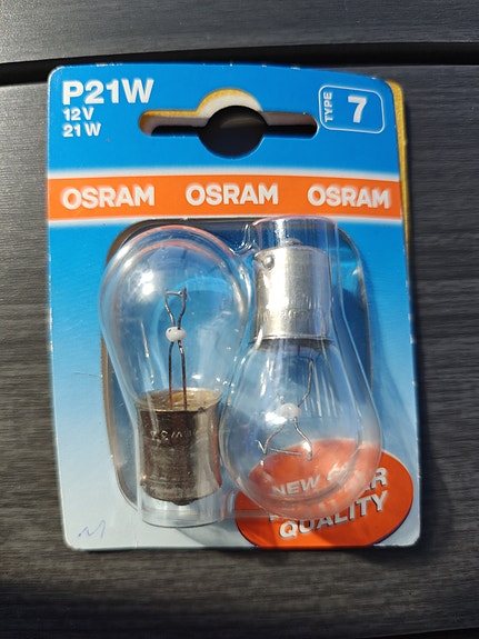 Osram P21W 12V polttimot (2 kpl)