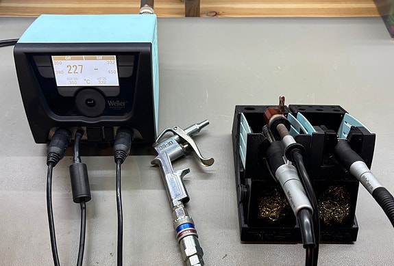 Weller WXD2 imujuotosasema ja kompressori