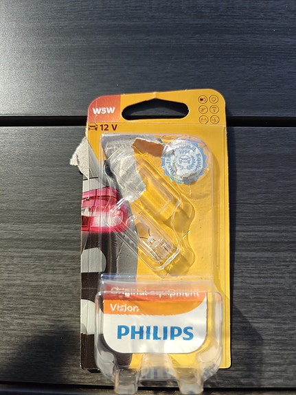 Philips W5W 12V polttimo (uusi)