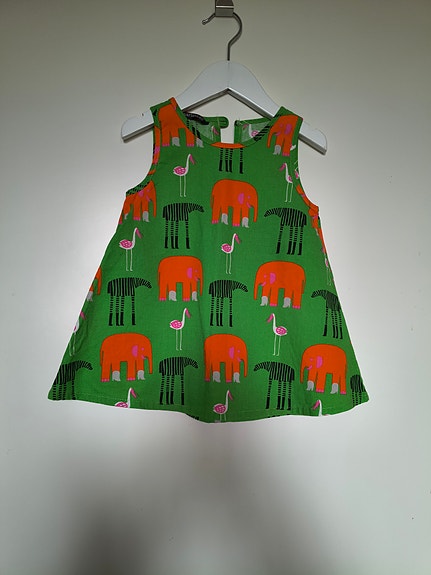 Marimekko lasten mekko koko 86 vihreä tytöille