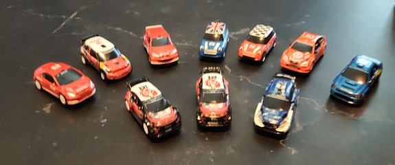 autorata autot Carrera ym. 10kpl.