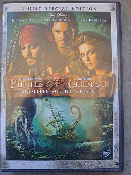 Pirates of the caribbean kuolleen miehen kirstu 2-disc dvd