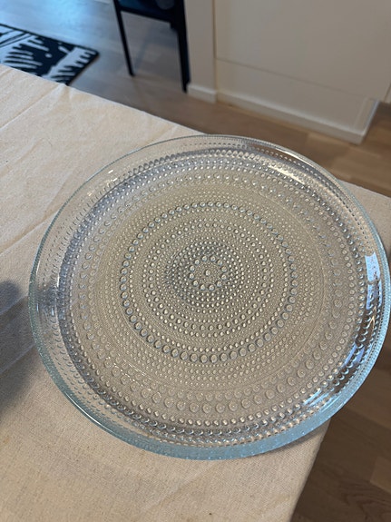 Iittala Kastehelmi Lautanen 248mm kirkas